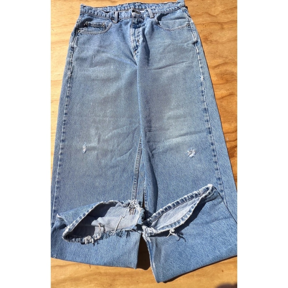 Polo Jeans Co Ralph Lauren Vintage Relaxed Wide Leg Jeans 34x30 Big 20" - Picture 4 of 13